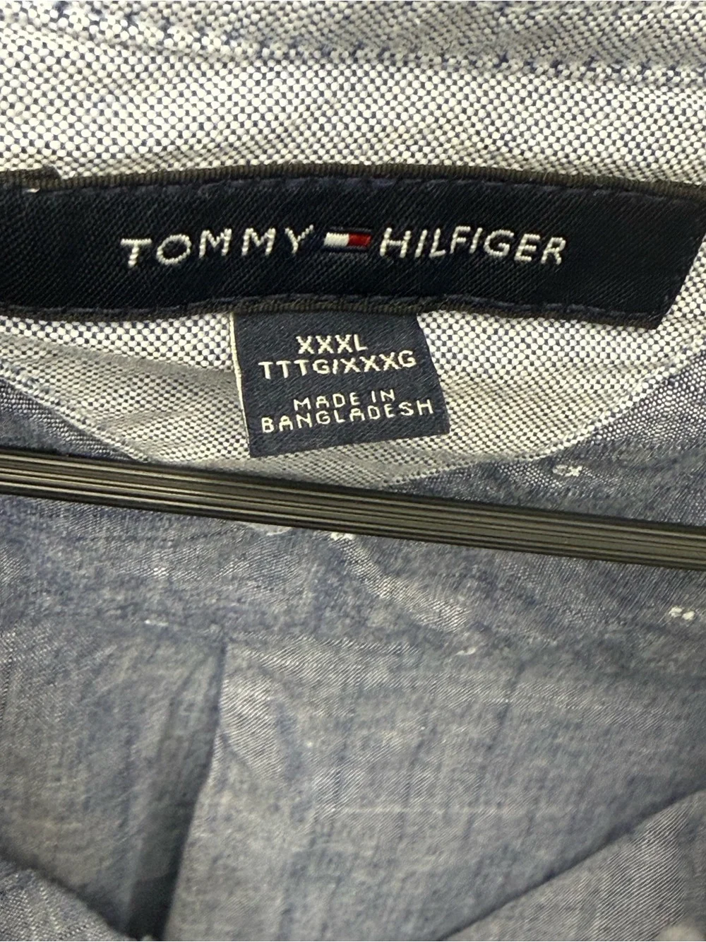Tommy Hilfiger Light Blue Short-Sleeve Button-Down Shirt
